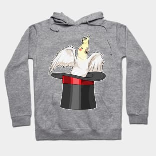 Parrot Wizard Top hat Hoodie